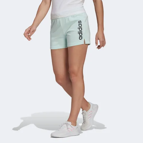 adidas Essentials Slim Logo Shorts Green (HE9363)