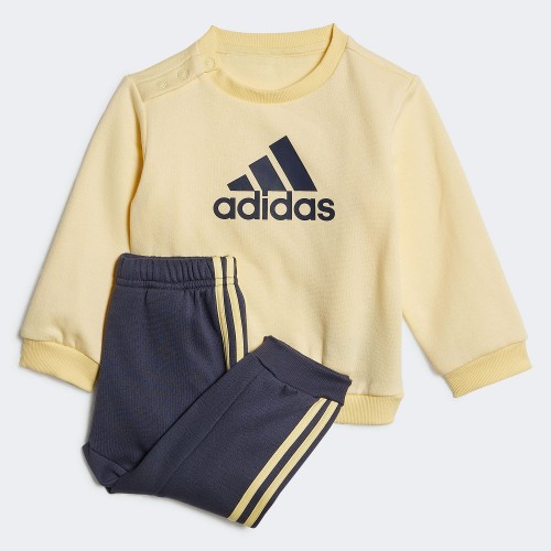 adidas Infants Badge Of Sports Logo Jogger Set Yellow (HM8942)