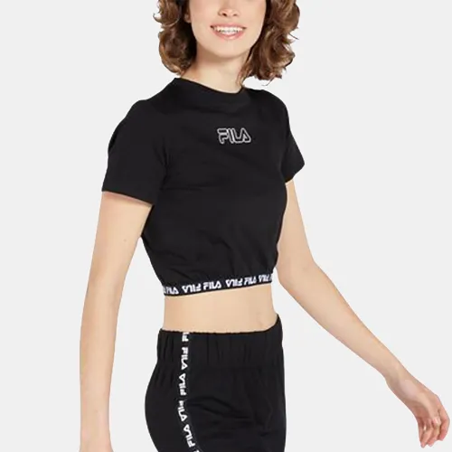 Fila Vanora Cropped T-Shirt Black (SS22SPW022-000)
