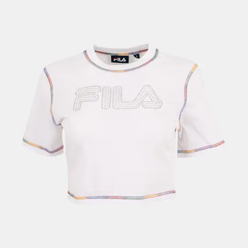 Fila Dusty Cropped T-Shirt White (SS22SPW067-100)