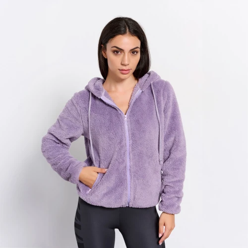 Bodytalk Full-Zip Hooded Sweater Purple (1232-900222-00446)