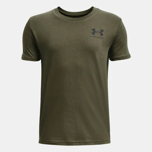 Under Armour Sportstyle Left Chest Logo T-Shirt Olive (1363280-390)