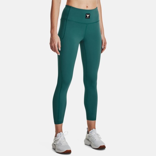 Under Armour Project Rock Meridian Ankle Leggings Green (1373591-722)