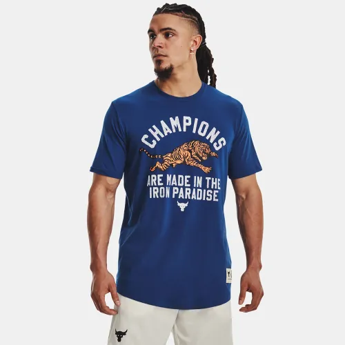 Under Armour Project Rock Champions T-Shirt Blue (1376897-471)
