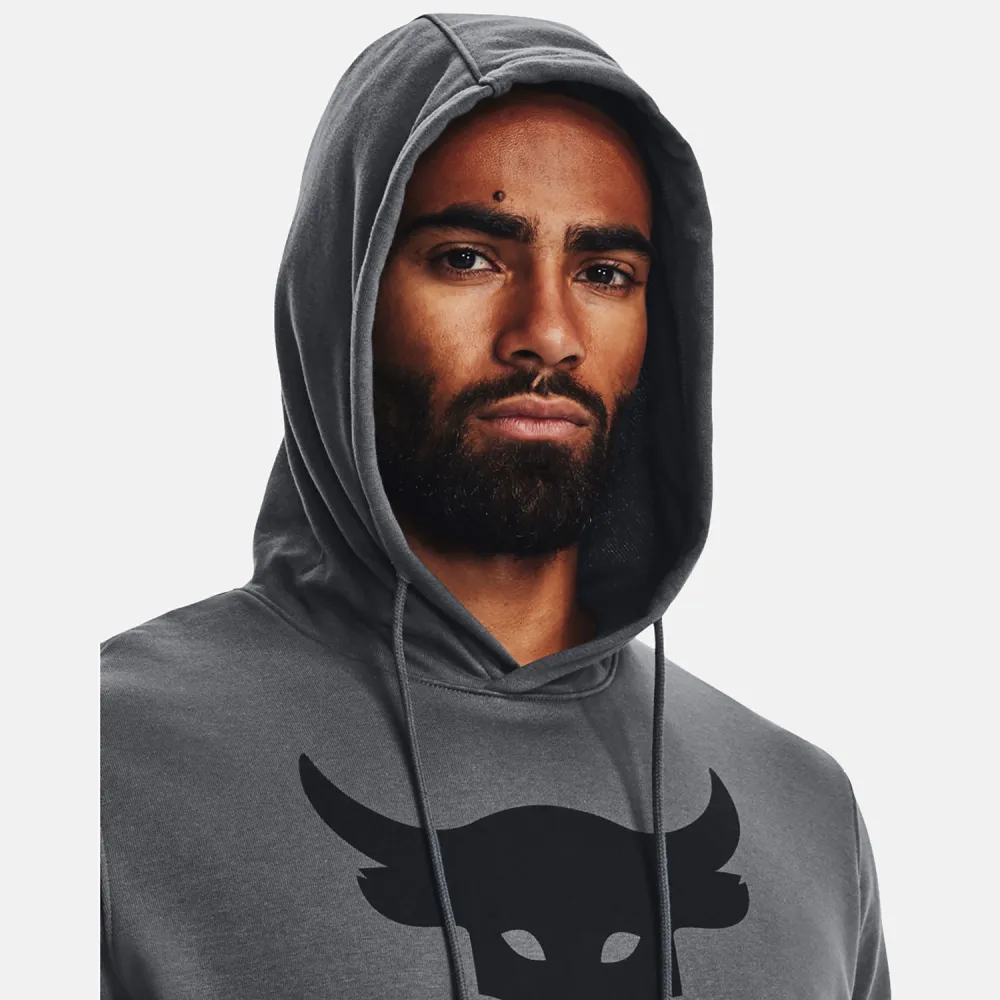 UNDER ARMOUR PROJECT ROCK 6M TERRY SHORT SLEEVE HOODIE