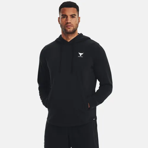 Under Armour Project Rock Terry Hoodie Black (1377428-001)