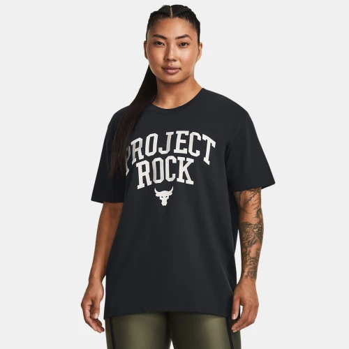 Under Armour Project Rock Heavyweight Campus T-Shirt Black (1377449-002)