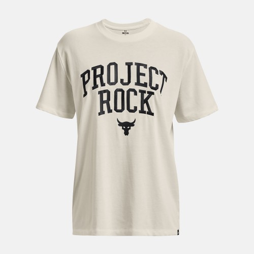 Under Armour Project Rock Heavyweight Campus T-Shirt Grey (1377449-130)