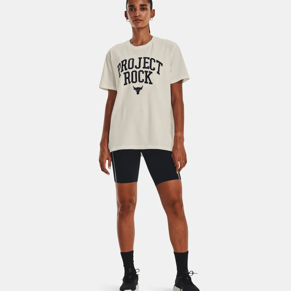 UNDER ARMOUR PROJECT ROCK HEAVYWEIGHT CAMPUS  T-SHIRT