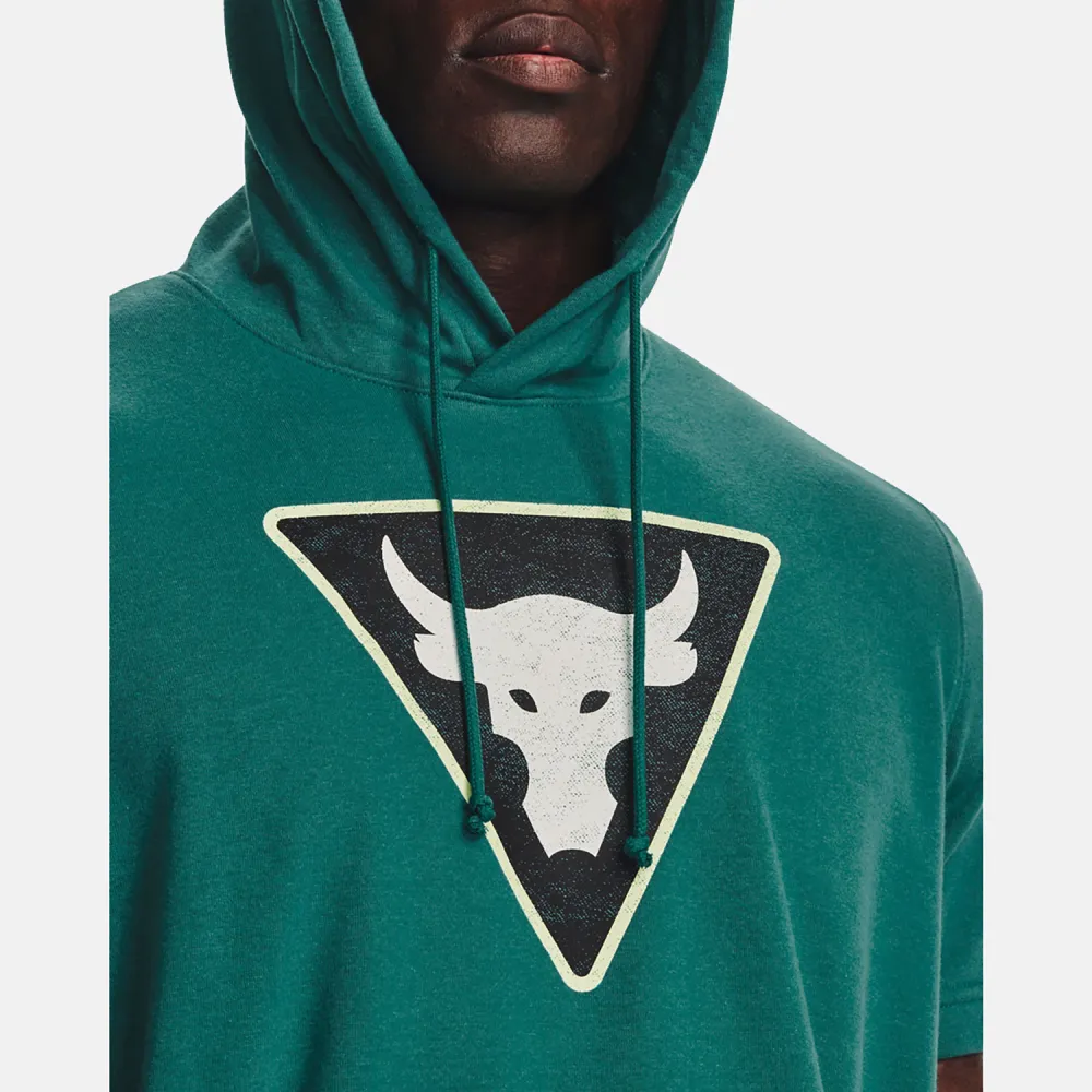 UNDER ARMOUR PROJECT ROCK TERRY SHORT SLEEVE HOODIE