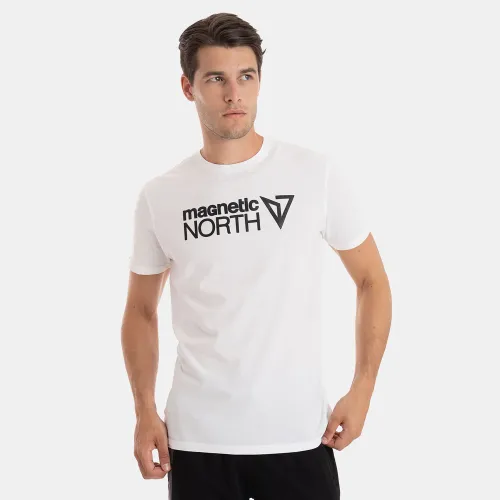 Magnetic North High Density Logo T-Shirt White (23002-WHITE)