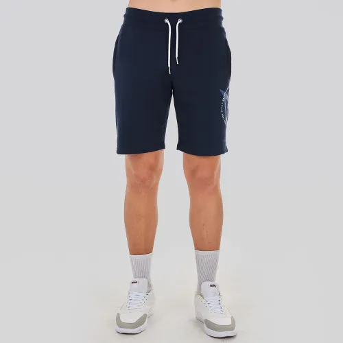 Magnetic North Men's Mgn Graphic Shorts (23017-NAVY BLUE)