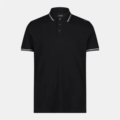 Cmp Man Heritage Polo T-Shirt Black (39D8367-U901)