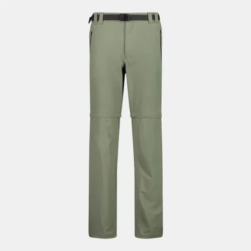 Cmp Zip Off Hiking Trousers Grey (3T51647-F832)