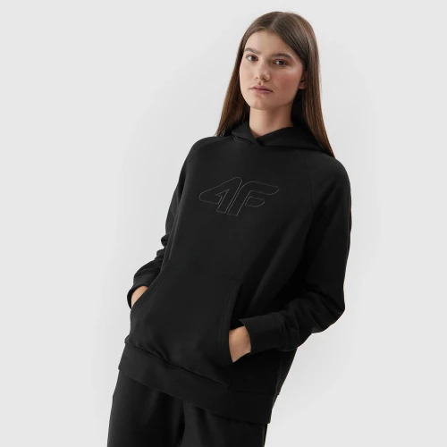 4F Women's Pullover Hoodie Black (4FAW23TSWSF0765-20S)