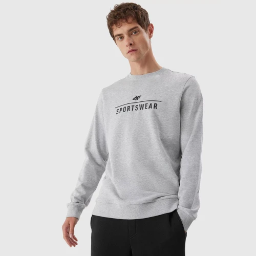 4F Men's Pullover Sweatshirt Grey (4FAW23TSWSM692-27M)