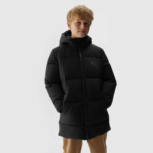 4F Boy's Synthetic-Fill Down Vest Jacket Black (4FJAW23TDJAM275-21S)