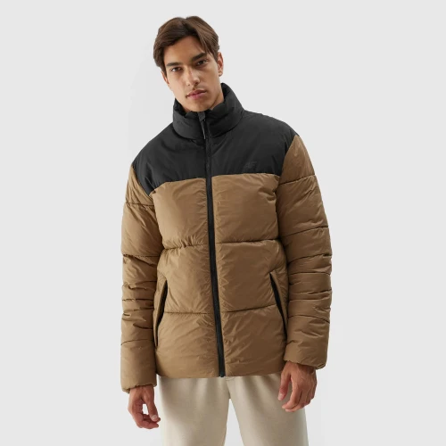 4F Synthetic-Fill Down Jacket Brown (4FWAW23TDJAM348-82S)