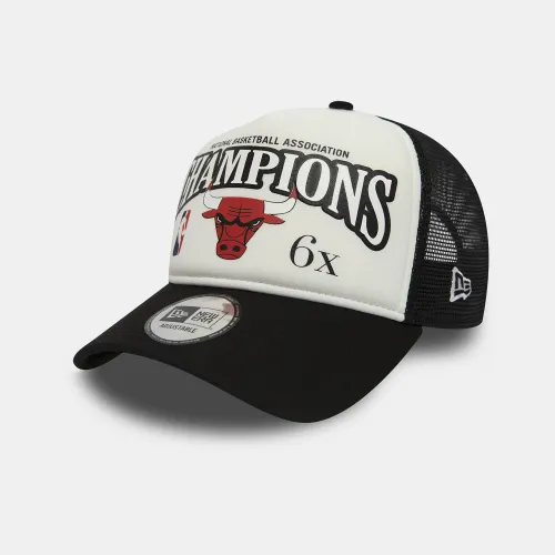 New Era Chicago Bulls League Champions Trucker Cap Black (60298648)