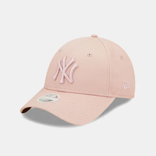 New Era Womens League Essential New York Yankees 9FORTY Cap Pink (60298801)