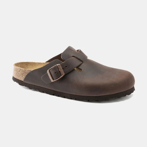 Birkenstock Classic Boston Oiled Leather Narrow Fit Brown (860133)