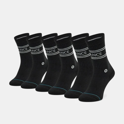 Stance Basic 3-Pack Crew Socks Black (A556D20SRO-BLK)