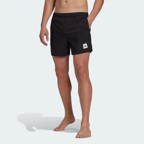 adidas Short Length Solid Swim Shorts Black (HP1772)