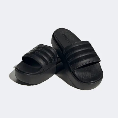 adidas Adilette Platform Slides Black (HQ6179)