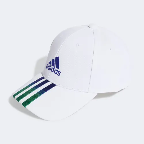 adidas 3-Stripes Fading Baseball Cap White (HT2028)