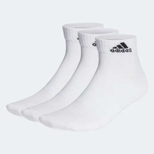 adidas Thin And Light Ankle Socks 3 Pairs White (HT3468)