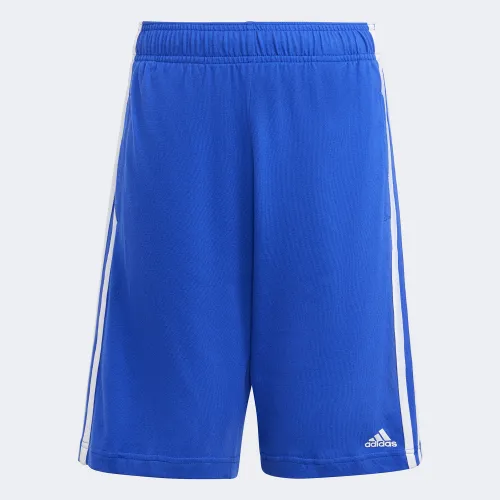 adidas Essentials 3-Stripes Knit Shorts Blue (HY4716)