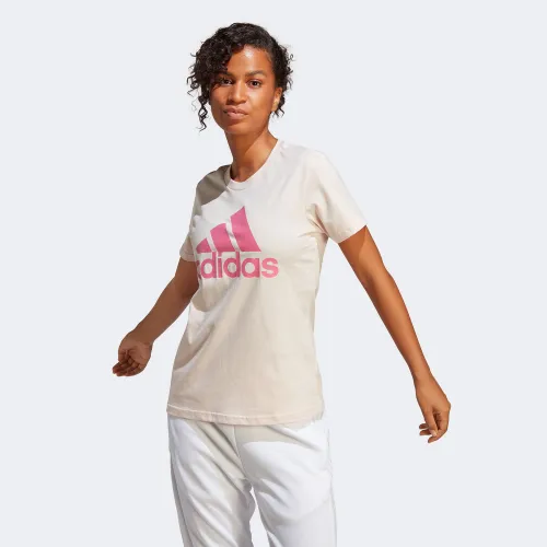 adidas Essentials Logo T-Shirt Pink (IB9455)