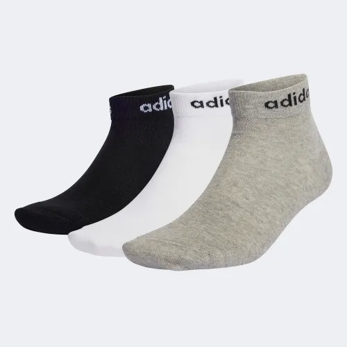 adidas Think Linear Ankle Socks 3 Pairs Multi (IC1306)