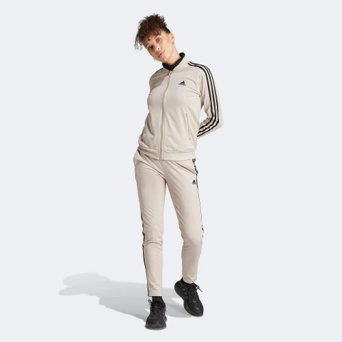 adidas Essentials 3-Stripes Track Suit Beige (IJ8786)