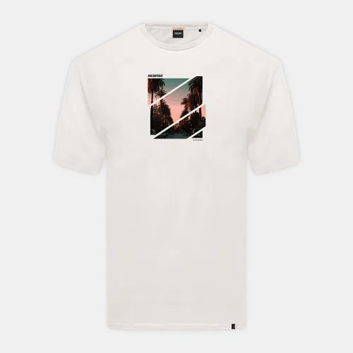 Rebase Men’s Printed T-Shirt (RTS-025-WHITE)