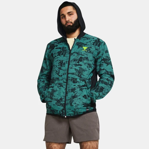 Under Armour Project Rock Iso Tide Hybrid Jacket Green (1383215-449)