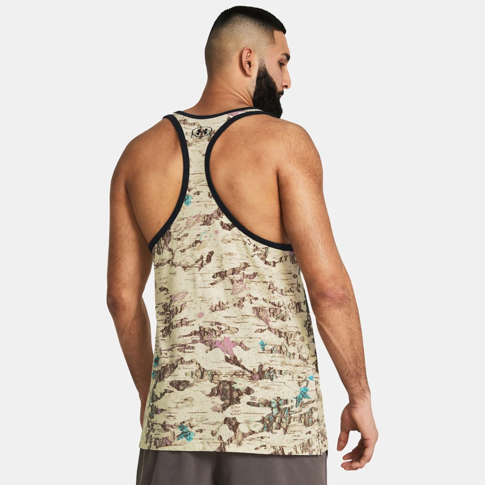 UNDER ARMOUR PROJECT ROCK CAMO GRAPHIC TANK TOP