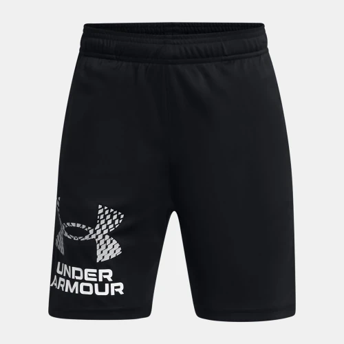 Under Armour Boys' Tech Logo Shorts Black (1383333-001)