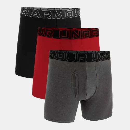 UNDER ARMOUR PERFORMANCE COTTON 6IN BOXERJOCK 3-PACK