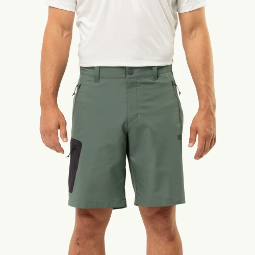 Jack Wolfskin Active Track Men’s Softshell Shorts Green (1503792-4311)