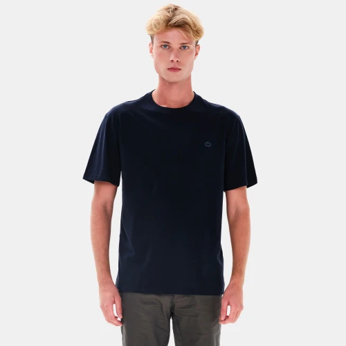 Emerson Men's Solid T-Shirt (241.EM33.122-NAVY BLUE)