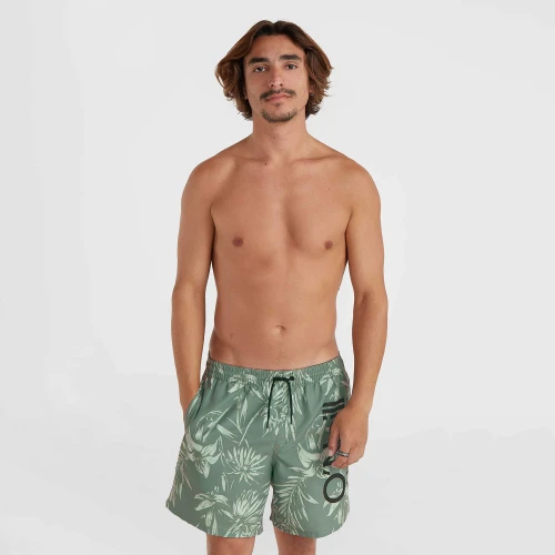 O'Neill Mix & Match Cali Floral 16'' Swim Shorts Green (2800140-36054)