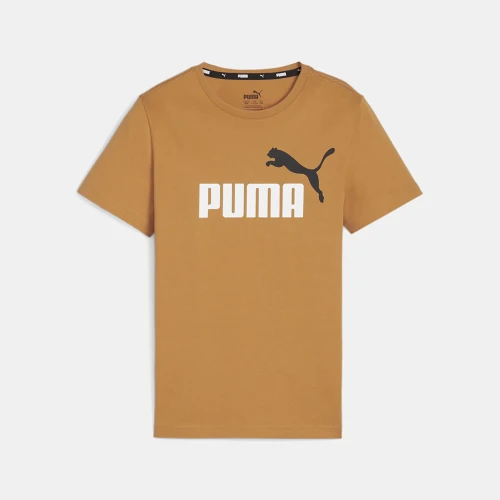 Puma Essentials+ Two-Tone Logo T-Shirt Brown (586985-78)