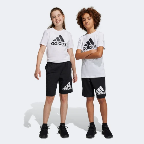 adidas Kids Essentials 3-Stripes Shorts Black (HY4718)