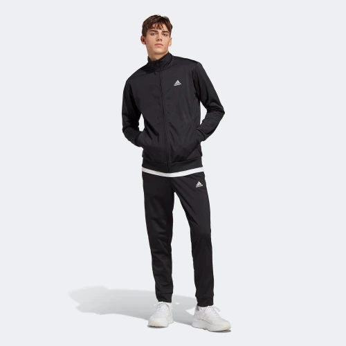 adidas Linear Logo Tricot Track Suit Black (IC6775)