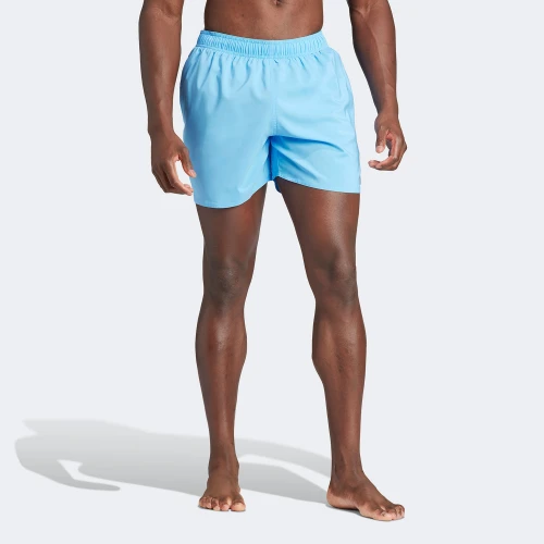 adidas Solid CLX Short-Length Swim Shorts Blue (IR6220)