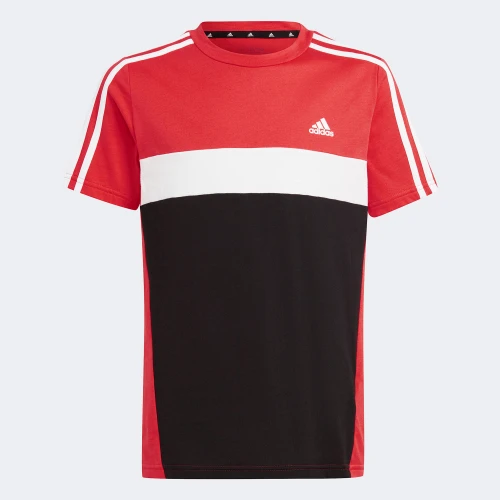 adidas Kids Tiberio 3-Stripes Colorblock Cotton T-Shirt (IW7952)