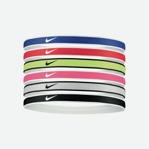 Nike Swoosh Sport Headbands 6 Pack Red (N.100.2021-655)