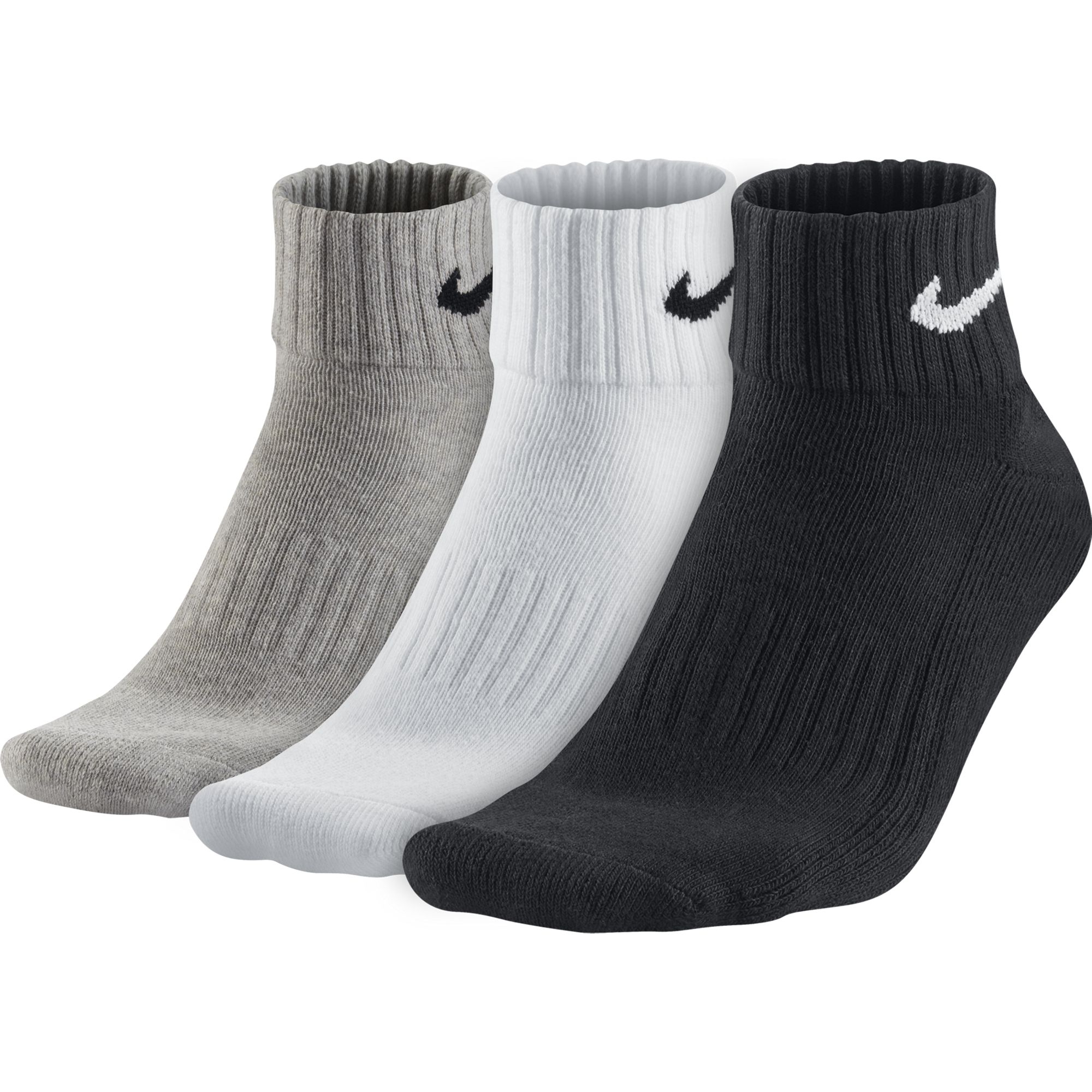 Unisex Nike Cushion Quarter Training Sock 3 Pair
