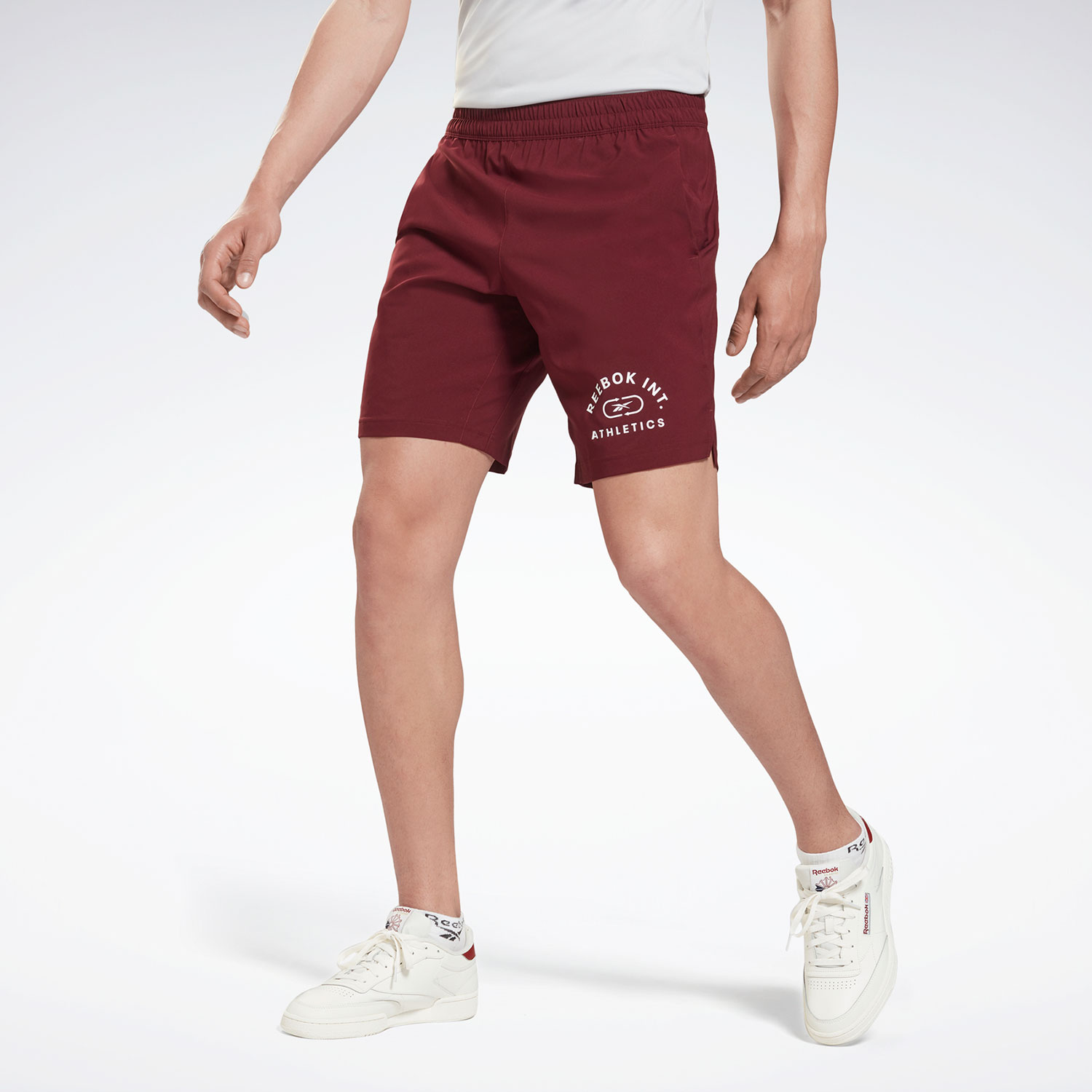 WORKOUT READY WOVEN GRAPHIC SHORTS ΚΟΚΚΙΝΟ